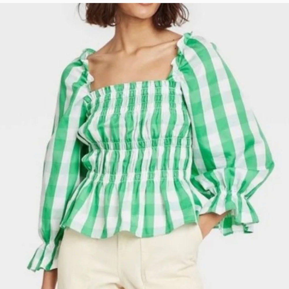 Who what wear gingham top